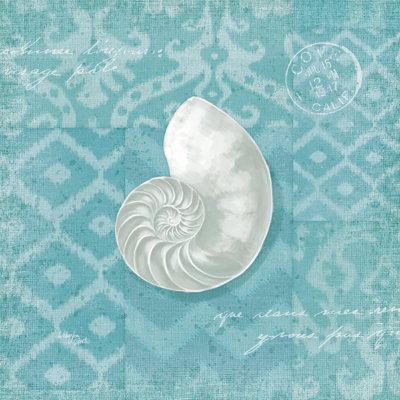 Coastal Elegance I Light by Wellington Studio - Wrapped Canvas Painting