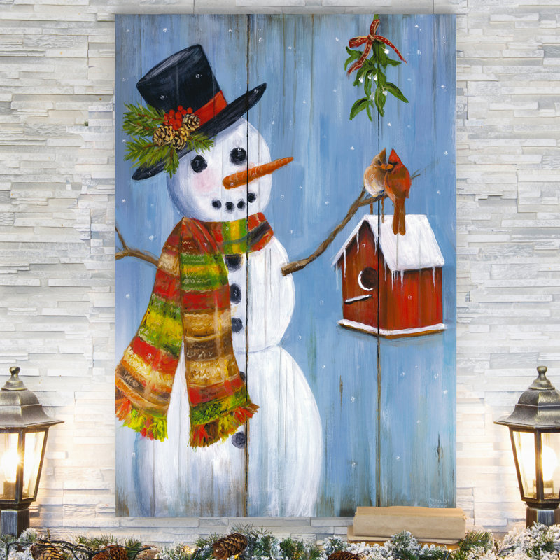 « winter baisers-gallery » par parvez taj,, impression sur toile tendue 1 pièce, H 48 po x l 36 po x P 1 po
