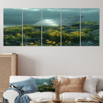 Yellow Green Eco Friendly Energy Solar Panels - Solar Panels Wall Decor Set -  Lark Manor™, 13E4F9232E5B4748BBC1BCFD5E9E7B44