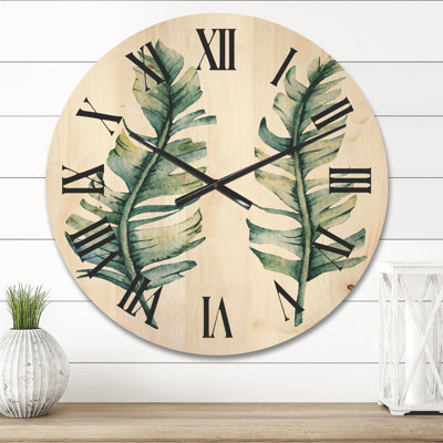 Solid Wood Wall Clock