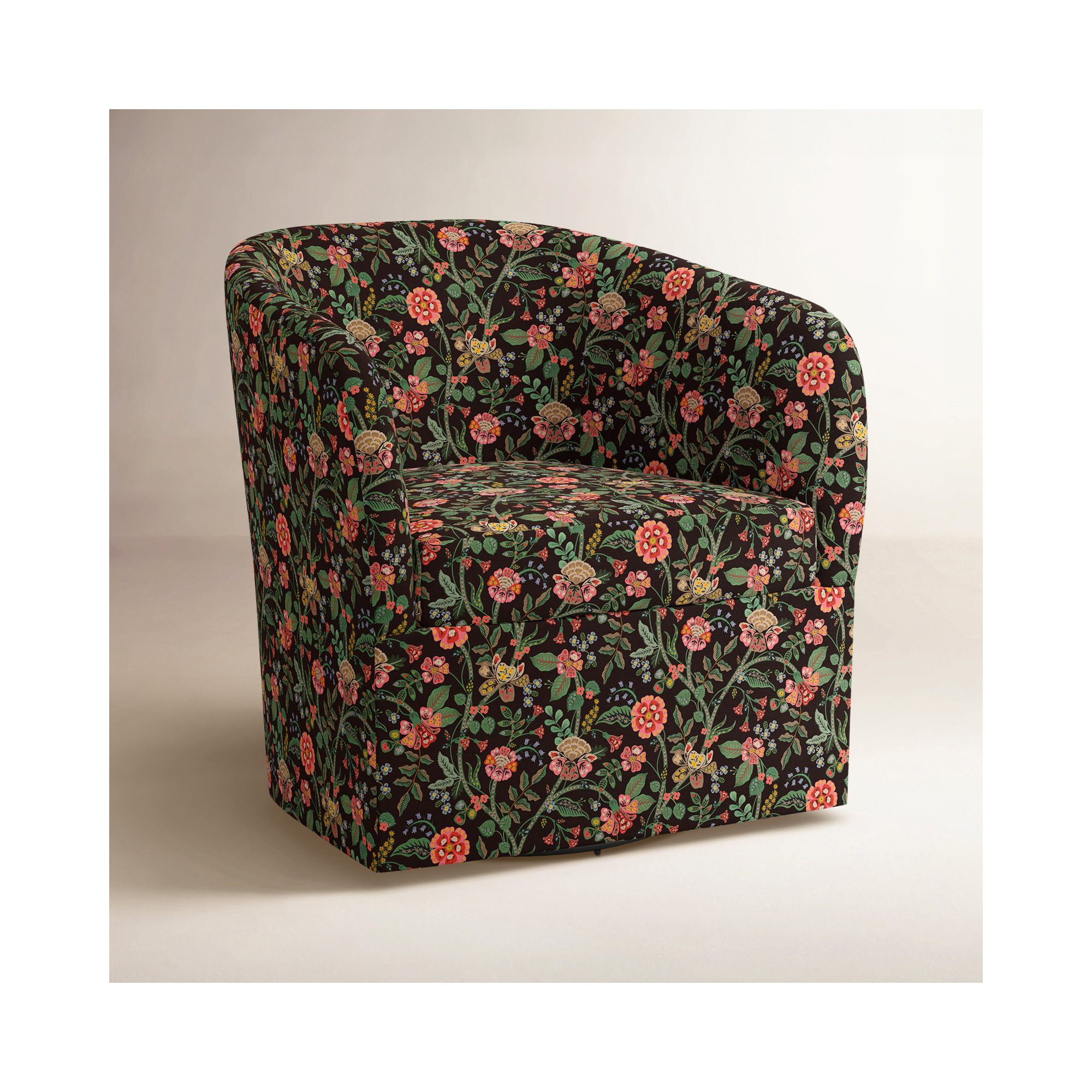 Pembroke Swivel Chair, Gracie Cocoa