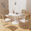 Ensemble de table de salle à manger à piédestal 5 pièces-1420929114-1420929116-1420929115