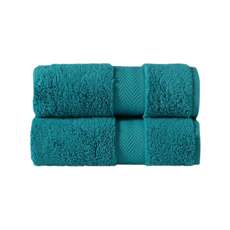 Colton 100% Cotton Hand Towel, Teal Green