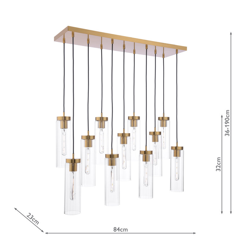 Barriento 11 - Light Bronze Pendant