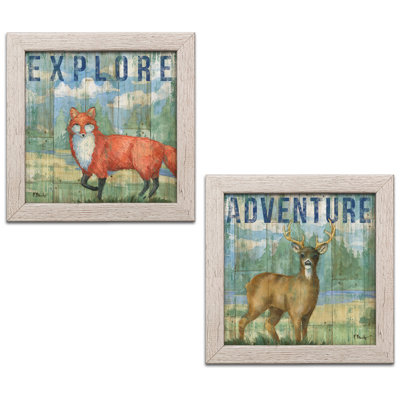 «Adventure Lodge I and II» par Paul Brent - ensemble de 2 reproductions