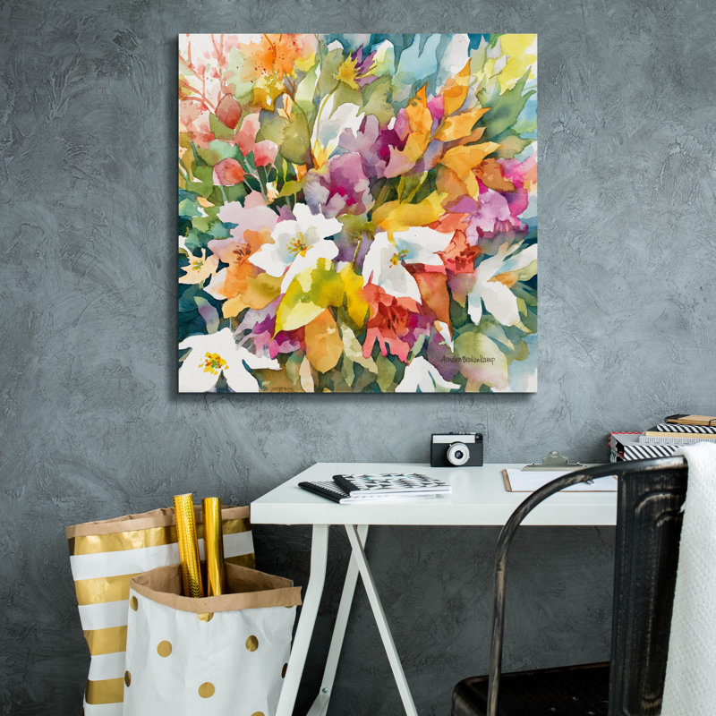 «Fresh From The Field» par Annelein Beukenkamp, art mural sur toile, H 26 po x l 26 po x P 1,5 po