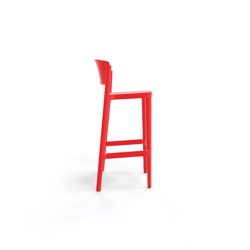 Tabouret de bar Sevan Abuela, Rouge