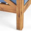 Chaise en bois, thème moderne de style Mid-Century, siège, dossier et coussins rembourrés avec tissu Flair, bois et housse de siège imperméable-2082418033-2082418044