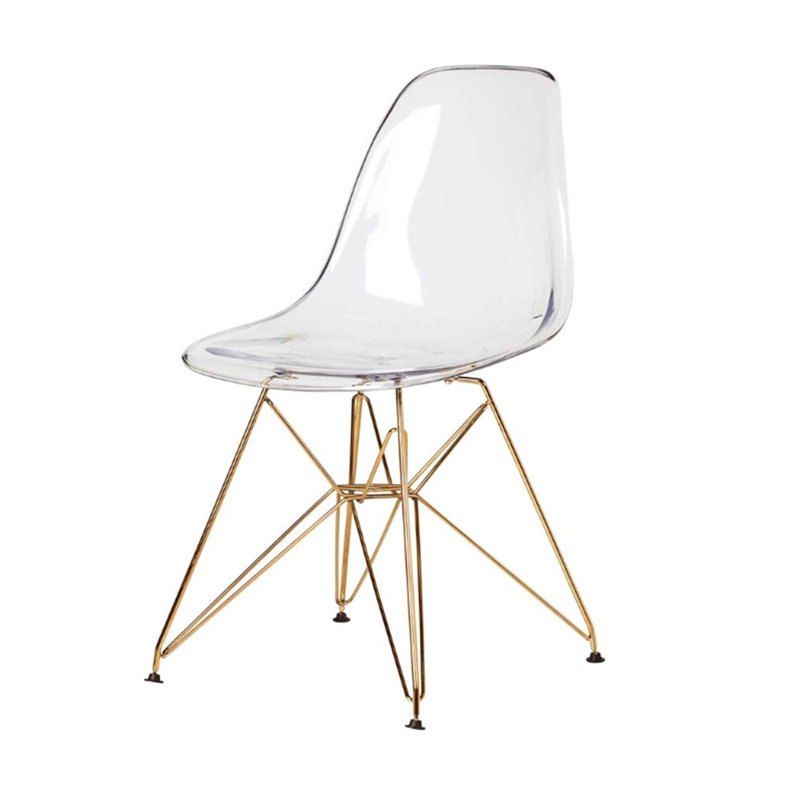 Chaise d'appoint en transparent