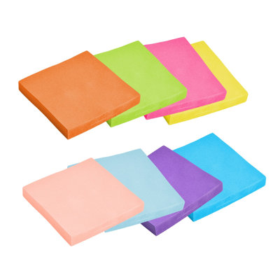 Paper sticky notes 8 Pcs Sticks Notes Sheet To Do List 3x3 Inches Sticks Notes Sticks Notes Colored Planner Sticks Note Adhesive
