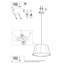 Delino 3 - Light White Dome Pendant