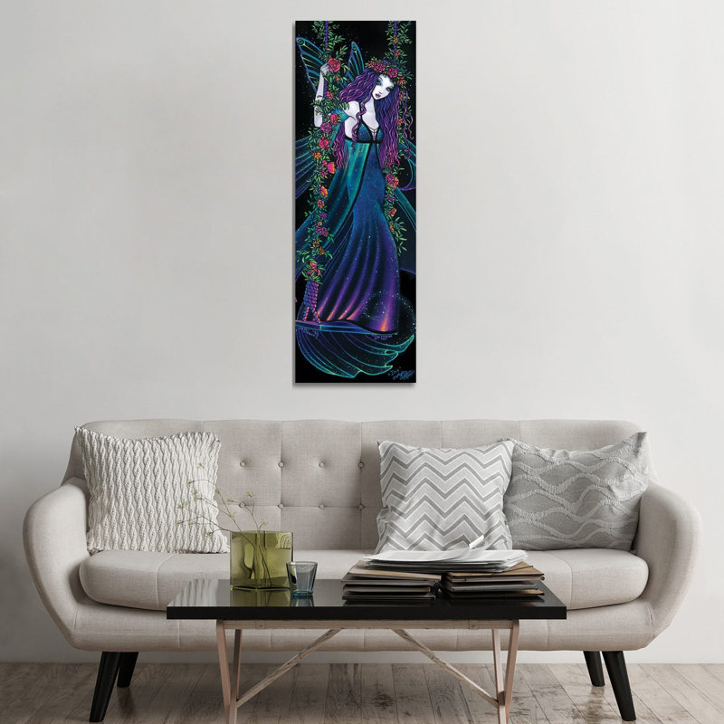 Iris by Myka Jelina - Wrapped Canvas Panoramic Painting, 152.4cm H x 50.8cm W x 1.9cm D