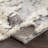 Arcus Abstract Hand Knotted Cream Area Rug-59803370
