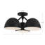 Fosso 17-in Gold Semi-Flush Mount-1913005508