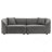 3-Seater Sofa With Streamlined Design