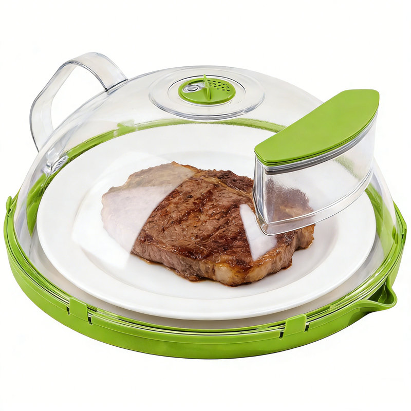 Microwave Splatter Cover with Handle and Vent Holes