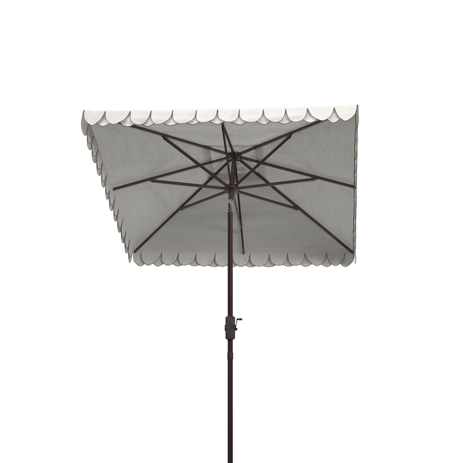 7.5' Market Umbrella, White/Black