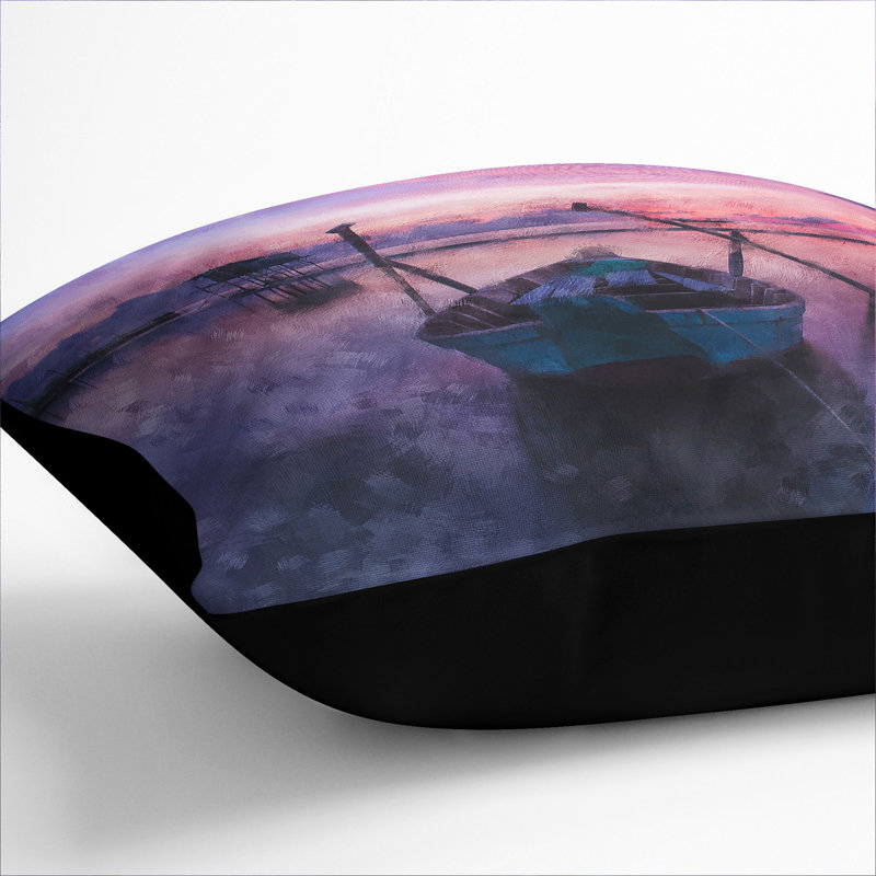 Square Cushion, 40cm H x 40cm W x 15cm D, Black