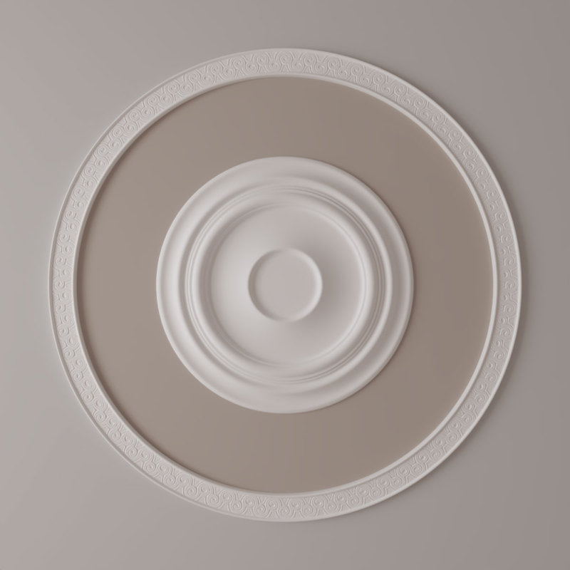 44 1/2"OD x 39 1/4"ID x 2 3/4"W x 5/8"P Bedford Ceiling Ring Kit, 4-pack (Makes a Complete Circle)