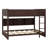 Bunk Bed With Built-In  Ladder And Safety Guardrails-246824274