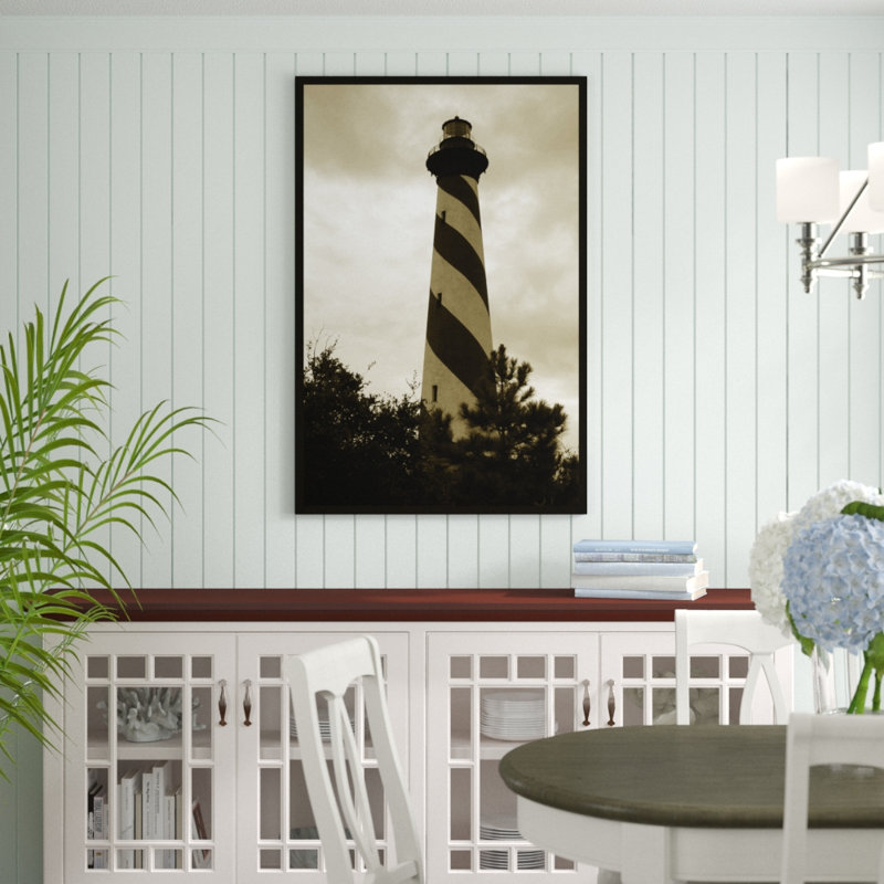Hatteras Island Lighthouse by Jason Johnson - Print on Canvas, 122cm H x 81cm W, Wrapped Canvas