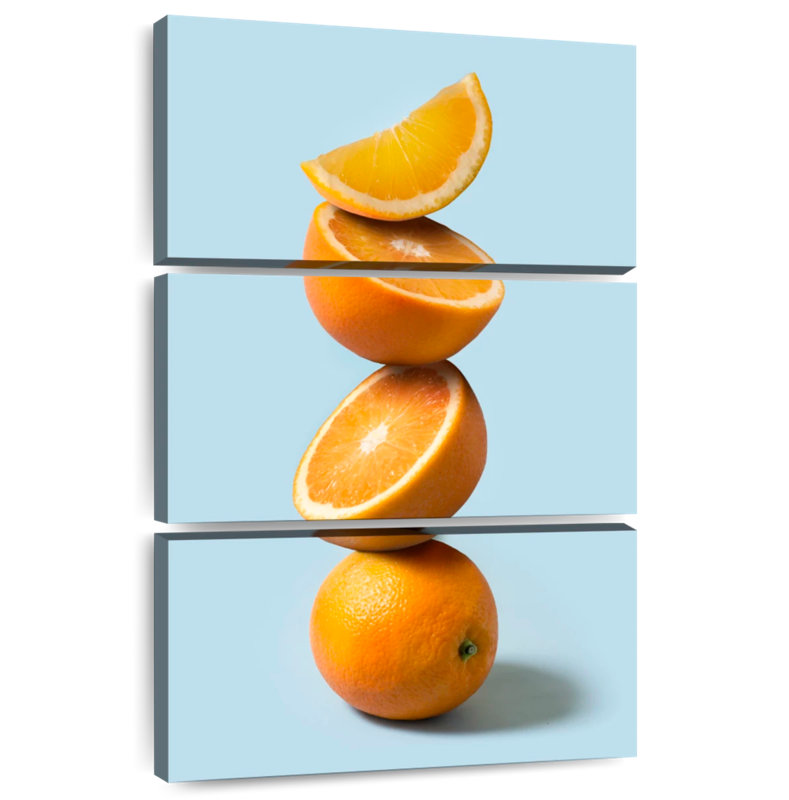 Yarlin Stack Of Oranges, 65" H x 42" W