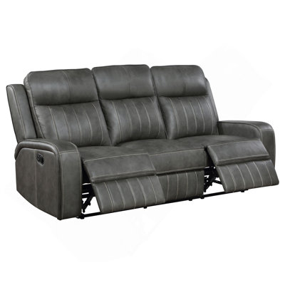Forrest Grey Motion Reclining Sofa