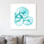 Turquoise Sky Snails - Wrapped Canvas Print-1321637375