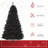7ft Artificial Christmas Black Tree