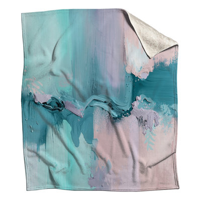 Couvertures bleues et roses