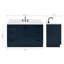 Meuble-lavabo simple 54 po avec comptoir Carrara ARIEL Kelly-99405108