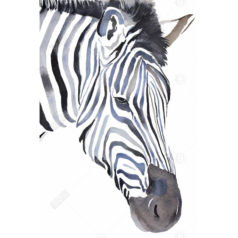 " Zebra ", 36" H x 24" W