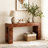 Astin Console Table with Open Shelf & Soft Curved Profile
