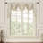 Damask Window Valance in Beige-93535640