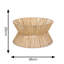 20 cm H Hourglass Paper Lamp Shade ( Clip On ) in Beige