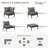L-Shaped Rattan Outdoor Patio Sofa Set-171392812-200797399