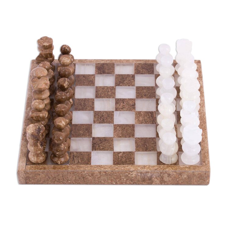 Wrought Studio Saylorsburg Wrought Studio™ Handmade Stone Chess