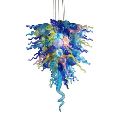 Lustre ange en verre de Murano