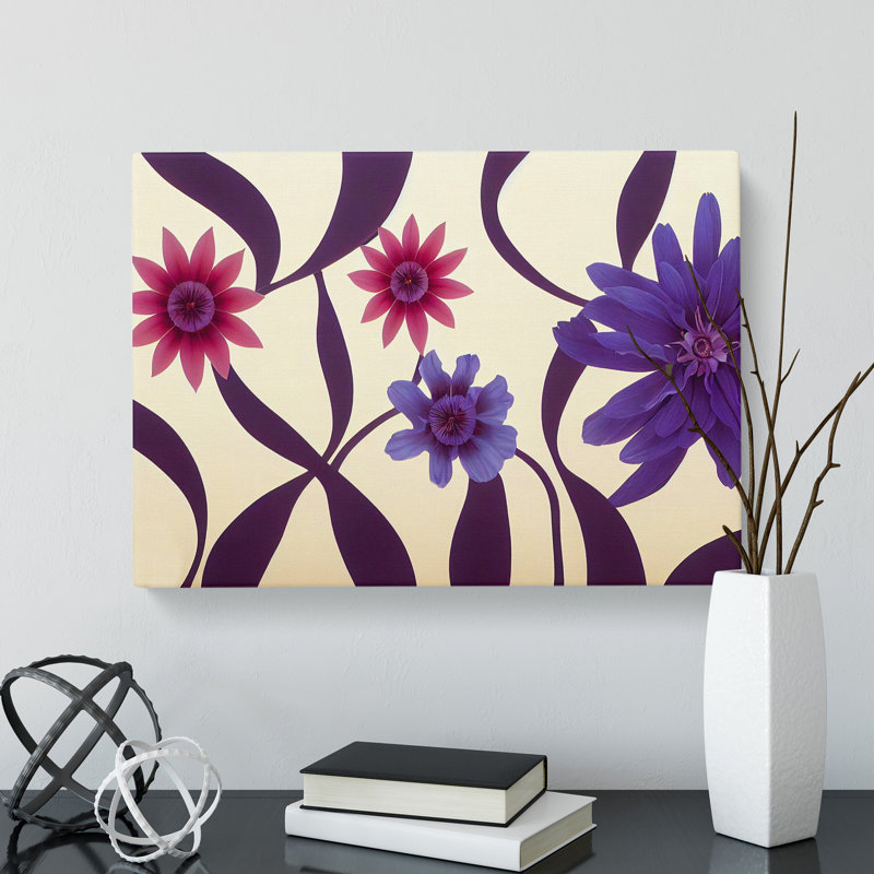 Appealing Flowers - Wrapped Canvas, 35cm H x 50cm W x 3cm D