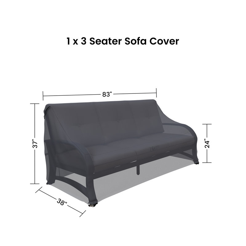 Chamber 82.3'' Metal Outdoor Patio Sofa Cover