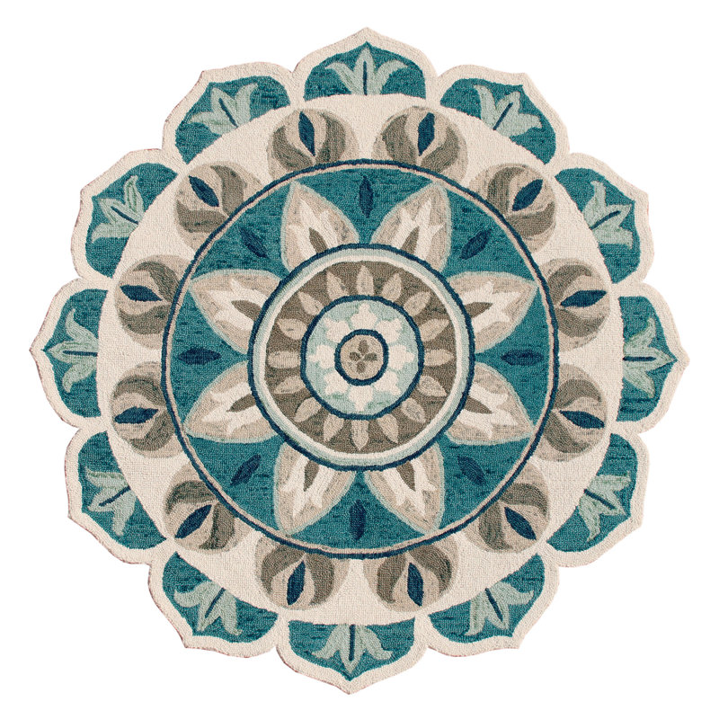 Sundberg Hand Tufted Wool Indoor Rug, Round 4'