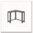 Accent Table, Console, Entryway, Narrow, Corner, Living Room, Bedroom, Grey Laminate, Contemporary, Modern-749891271