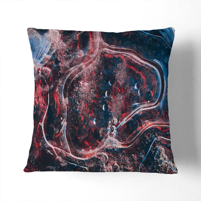 Dream Forever In Abstract Square Throw Cushion, Stone, 40cm H x 40cm W x 15cm D