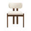 Boucle Upholstered Side Chair in Beige-964629866-964629867