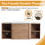 Ensemble de meuble-lavabo mural simple 48 po avec plateau en céramique Narnby-1481189862-1494290473