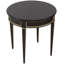 Linea Round End Table in Café Mocha-899554565