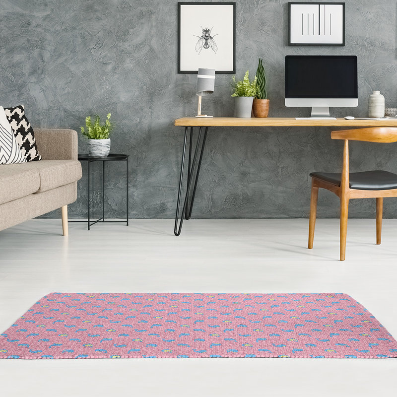 Chenille Indoor Rug, Rectangle 4' x 6'