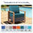 6" Outdoor Cushions For Patio Furniture, 22X24x6 Thick Seat Cushion Set Of 5, Fade Resistant Couch Chair Replacement Cushions High Density Deep Wicker Chair Cushion W/Removable Cover-238142428