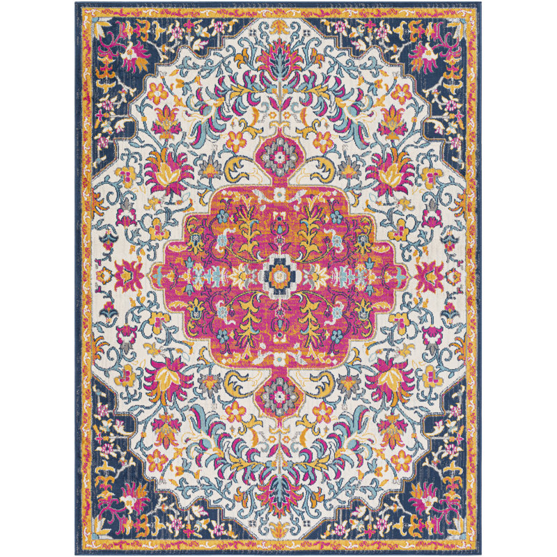 Fleeman Oriental Indoor Rug, Rectangle 5'3" x 7'1"
