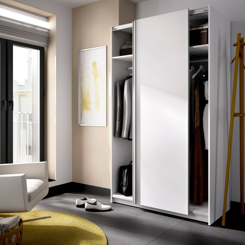 2 Door Manifactured Wood Wardrobe